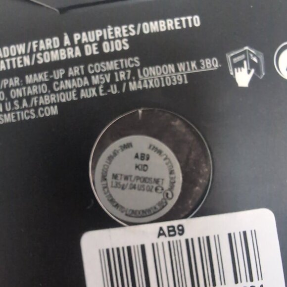 MAC Cosmetics Eye Shadow Pro Palette Refill Pan Shade AB9 Kid - Picture 3 of 3